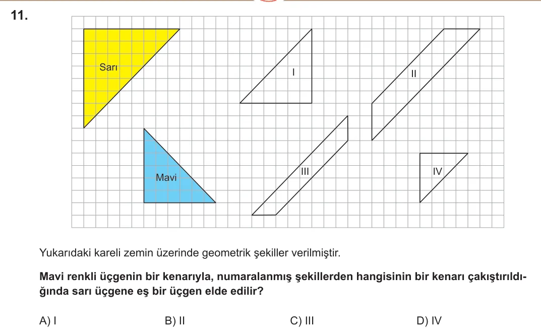 2022 LGS Matematik 11. soru